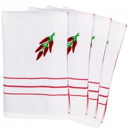 100% Linen Dish Towels - Highly Absorbent Quick Dry - Red – goodlinens